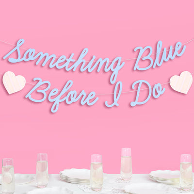 Something Blue Banner - matte blue banner