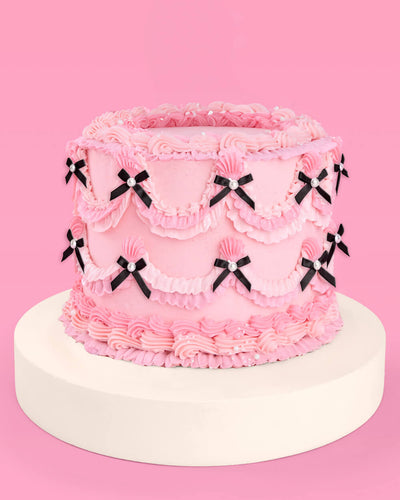 Black Bow Cake Toppers Bundle