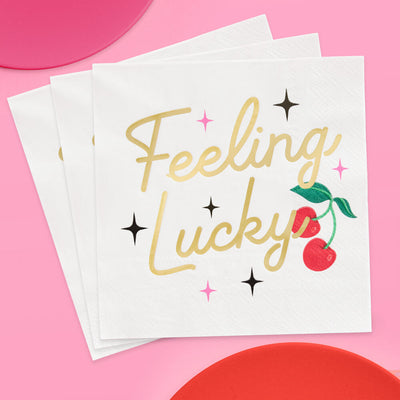 Feeling Lucky Napkins - 25 paper napkins