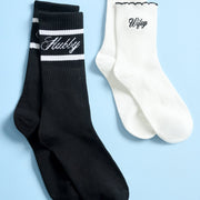 Wifey and Hubby matching newlywed socks set