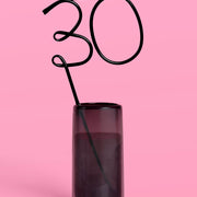 30 XL Straw - XL matte black straw