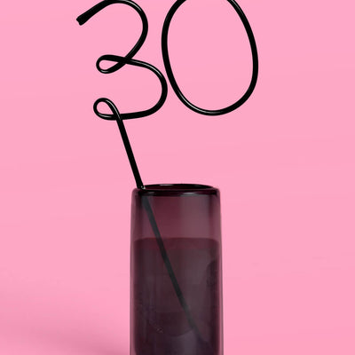 30 XL Straw - XL matte black straw