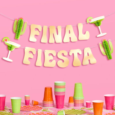 Final Fiesta Banner - 3D paper banner
