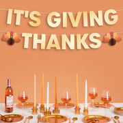 It's Giving Thanks Banner - 3D paper banner