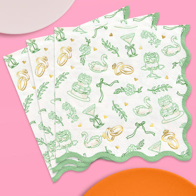 Forever & Ever Napkins - 25 paper napkins