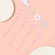 Rainbow Straws - 16 reusable straws