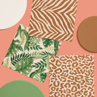 Safari Napkins - 24 paper napkins