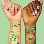 Kiss Me Tats - 50 foil temporary tattoos