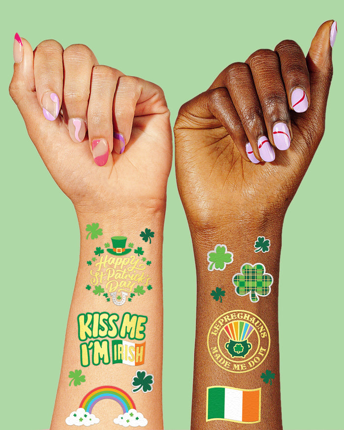 Kiss Me Tats - 50 foil temporary tattoos
