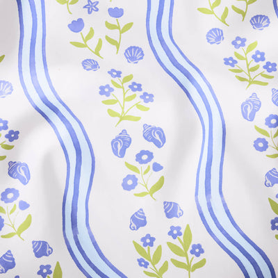 Coastal Tablecloth - washable tablecloth