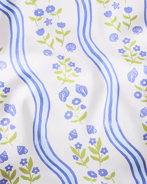 Coastal Tablecloth - washable tablecloth