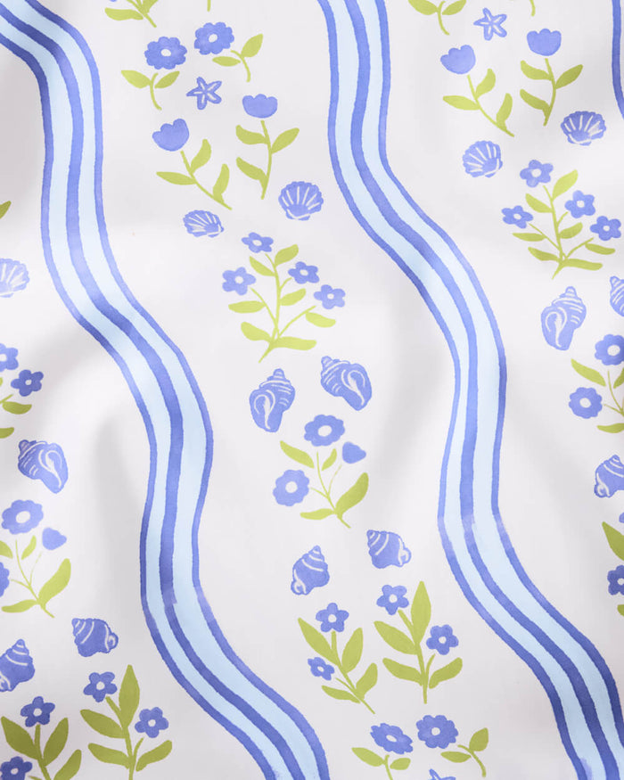 Coastal Tablecloth - washable tablecloth
