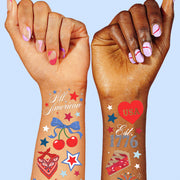 America 250 Tattoos - 60 temporary tattoos