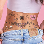 No Scrub Tats - 56 temporary tattoos