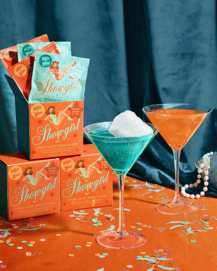 Showgirl Drink Bombs - 4 glitter bombs