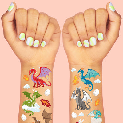 Fire Breather Tats - 60 foil temporary tattoos