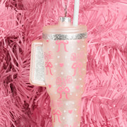 Girly Tumbler Ornament - glass ornament