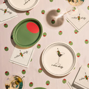 Extra Dirty Trio - plates, napkins, + tablecloth