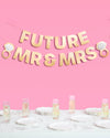 Future Mr & Mrs Banner - 3D paper banner