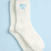 Bride Cloud Socks - fuzzy ivory socks