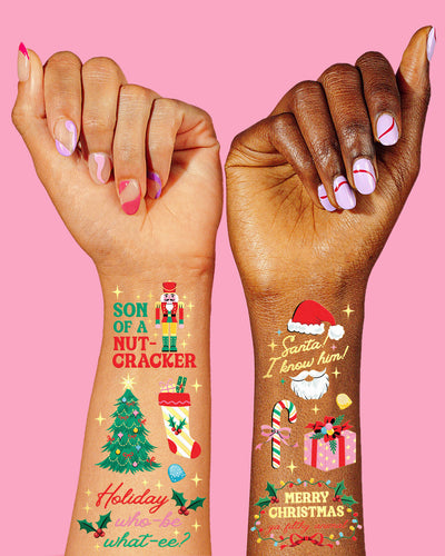 Christmas Movie Tattoos - 48 temporary tattoos