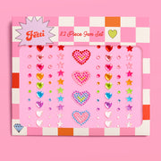 Pride Face Gems - 82 pc rainbow rhinestones