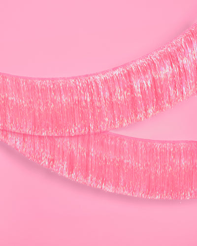 That's Hot Fringe - pink foil banner