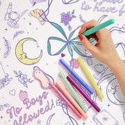 Sweet Dreams Tablecloth - paper coloring tablecloth