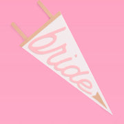 Camp Bride Pennant - felt wall decor