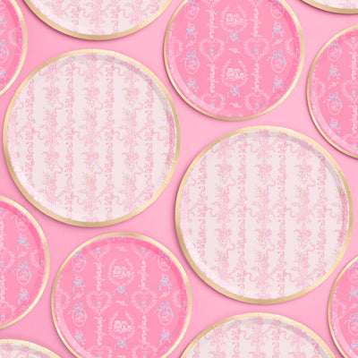 Romance Plates - 32 paper plates, 2 sizes