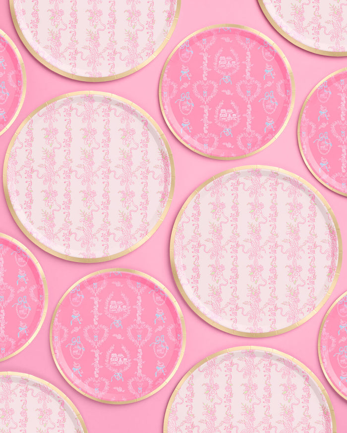 Romance Plates - 32 paper plates, 2 sizes