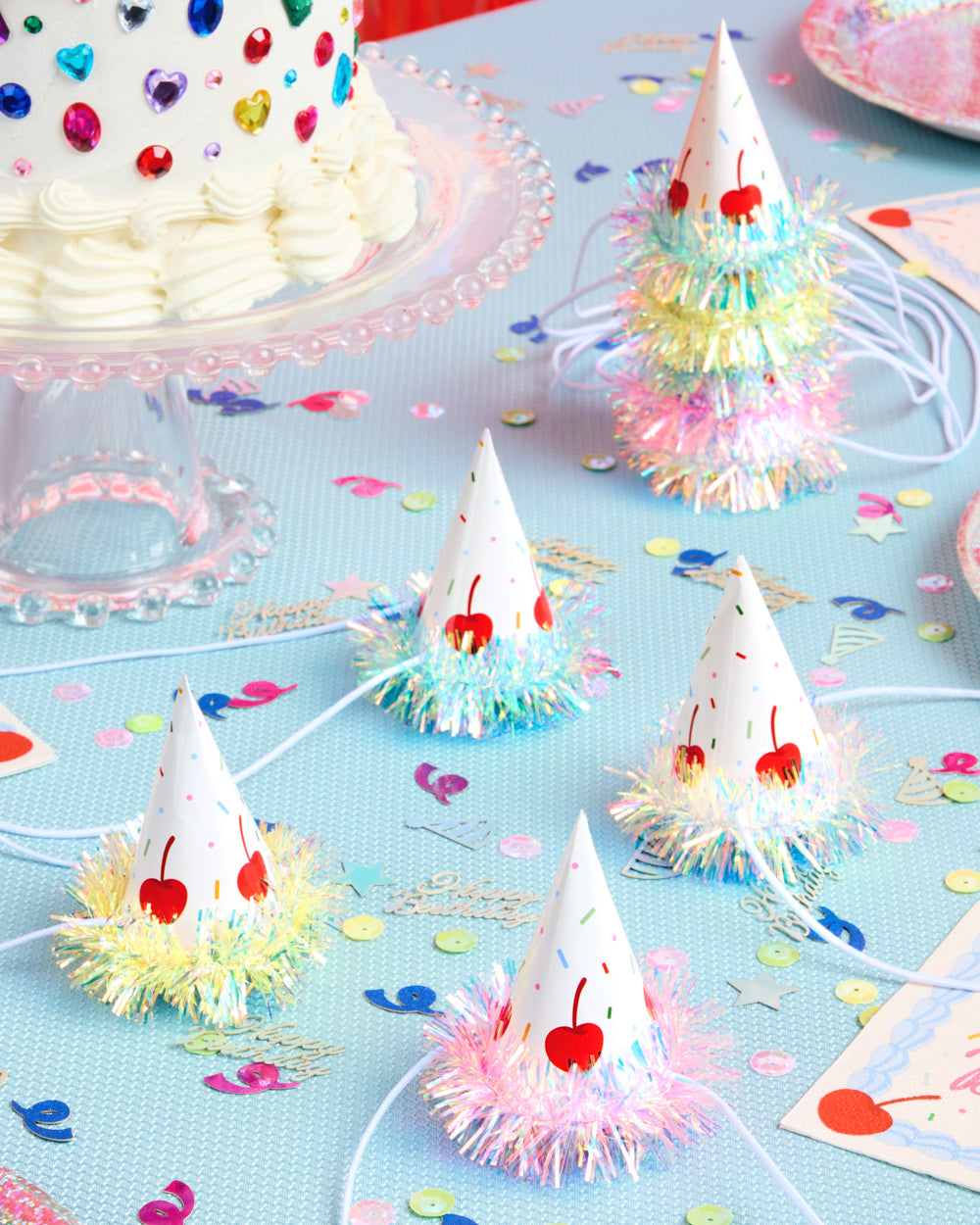 Mini Bday Cake Hats - 10 mini hats | xo, Fetti