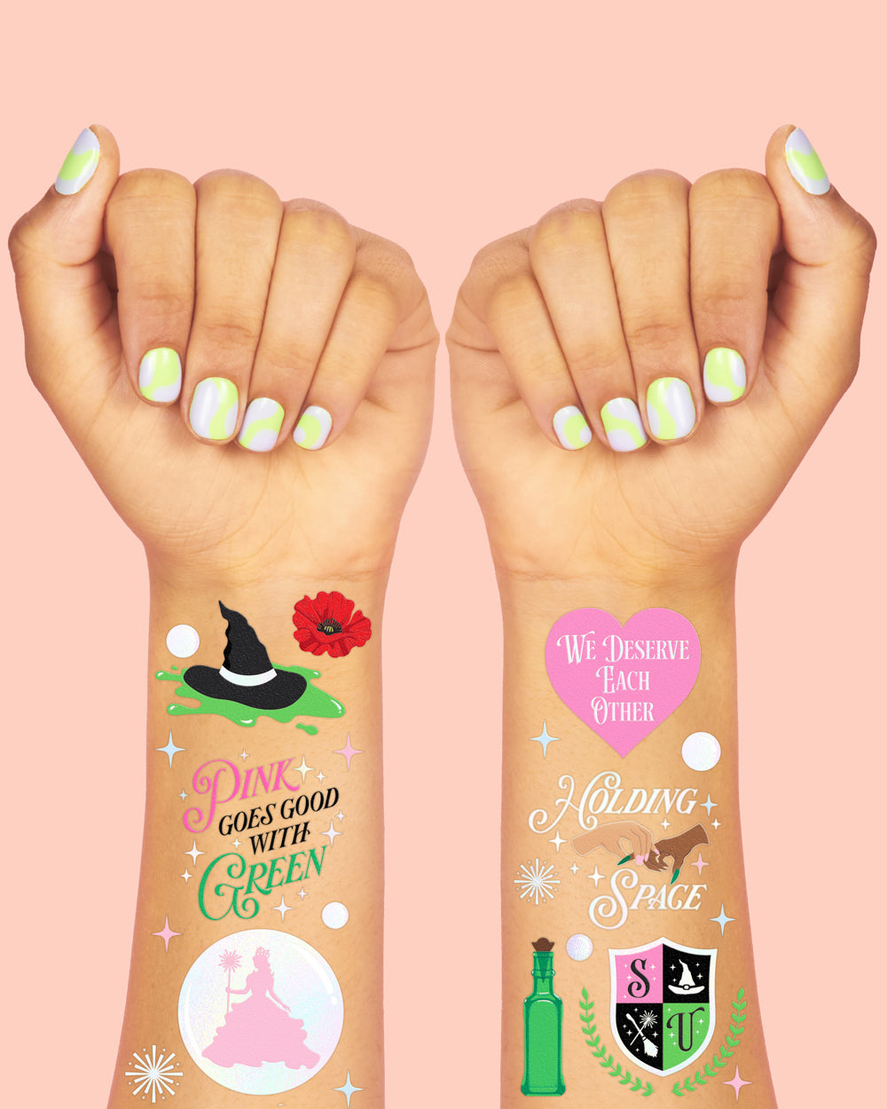 Holding Space Tats - 50 temporary tattoos