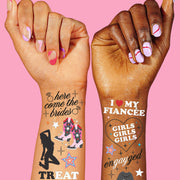 Bride Pride Tats - 52 foil temporary tattoos