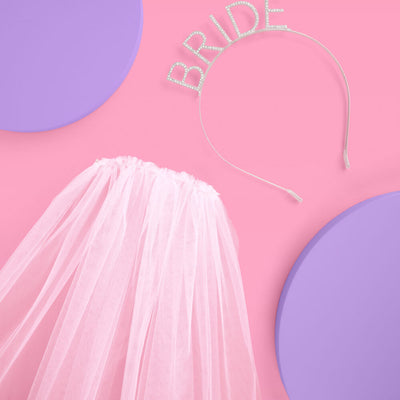 That Bride Headband Veil - headband w/ removable veil
