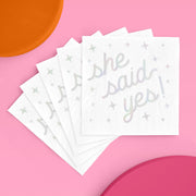 Engaged Era Napkins - 25 foil napkins