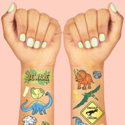 Dino-mite Tats - 44 foil temporary tattoos