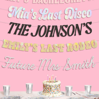 Custom Bachelorette Banner - customizable banner