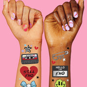 Emo Tattoos - 54 foil temporary tattoos