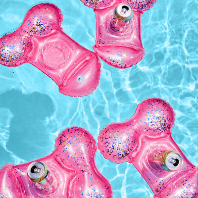 Penis Cup Holder Floats - set of 6 mini floats