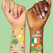 Shamrocked Tats - 54 foil temporary tattoos