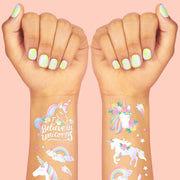 Unicorn Tats - 52 foil temporary tattoos