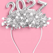 2027 Puffy Headband - fringe headband