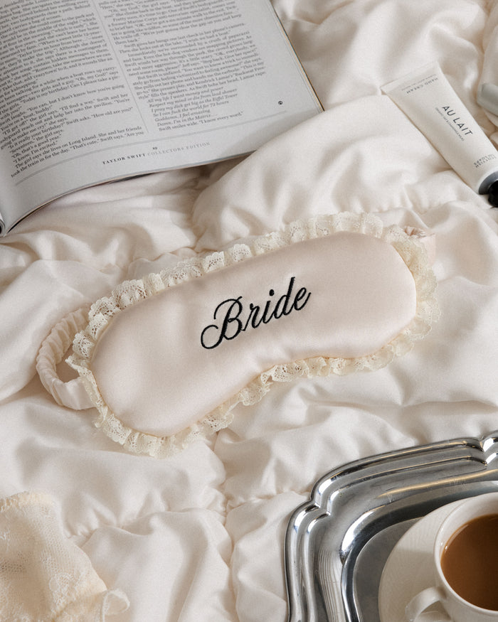Bridal Bundle - bag, clips, eye mask + scarf