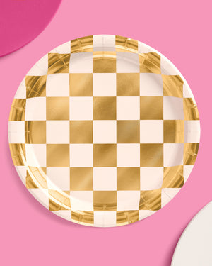 Check Me Out Plates - 25 paper plates