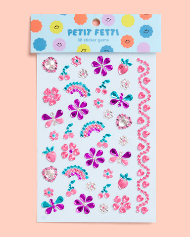 Dreamy Face Gem Set - 38 adhesive face gems