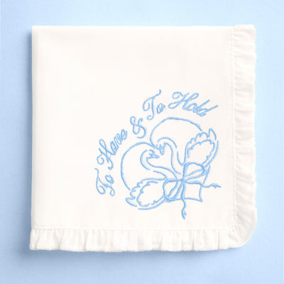 To Have & To Hold Hanky - embroidered handkerchief