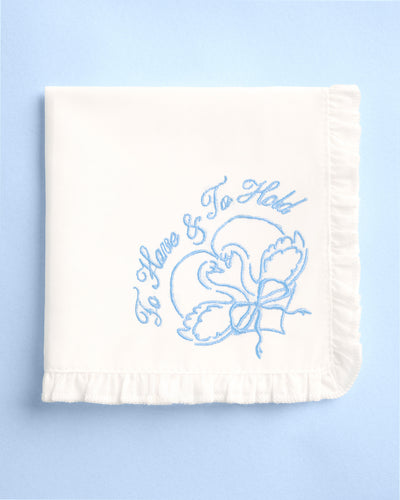 To Have & To Hold Hanky - embroidered handkerchief