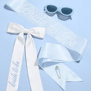 Something Blue Pack - hair bow, sunglasses + sash