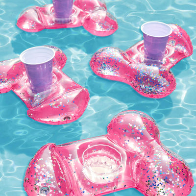 Penis Cup Holder Floats - set of 6 mini floats